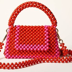 Kate Spade New York x Target -  Beaded Crossbody -  Red/Pink - NWT